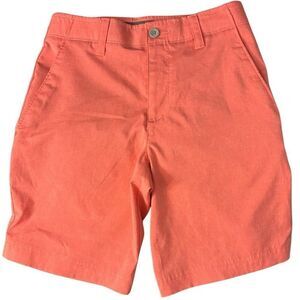 Big Kids 10 Nicklaus Golf Shorts Coral Orange Red Summer Pool Swim Beach Comfort